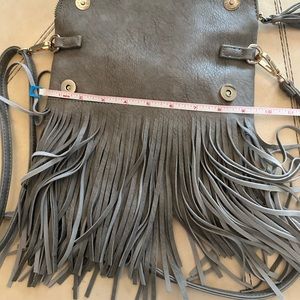 Mellow World Leather Fringe Purse